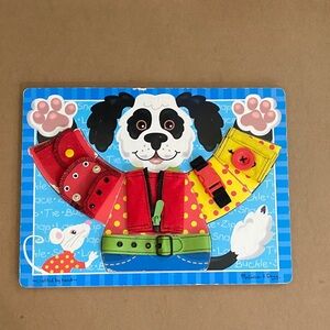 Melissa & Doug Colorful Dog Dress-Up Puzzle
